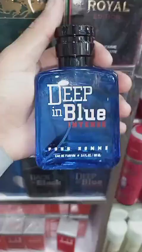MULuxery "Deep Blue" Intense Edition - Refreshing Woody Aroma & Long Lasting Cologne (100ml)