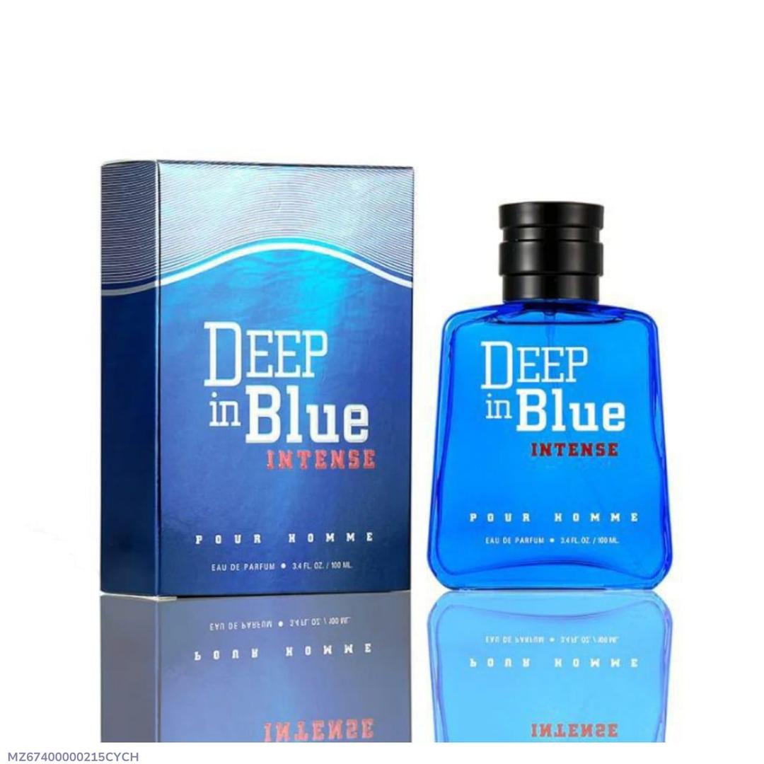 MULuxery "Deep Blue" Intense Edition - Refreshing Woody Aroma & Long Lasting Cologne (100ml)