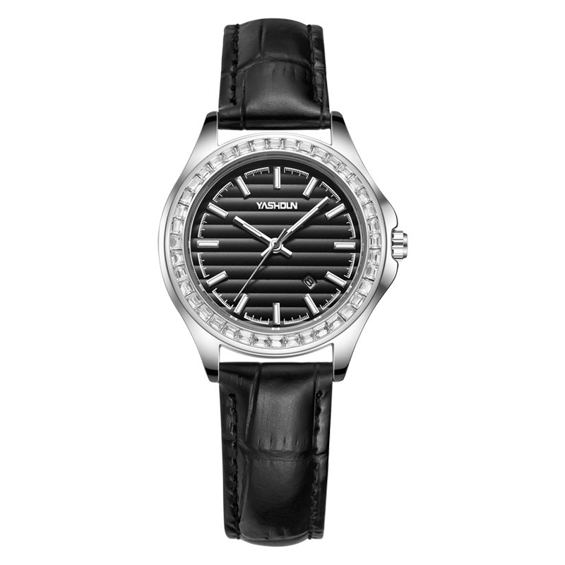 MULuxery Yashion "Eternal" Couple Watch – 30M Waterproof Luxury Leather Watch for Men & Women