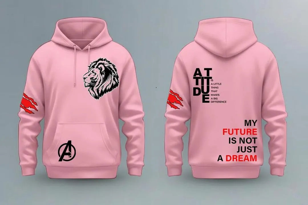 Men's Premium Fleece Hoodie – Cozy Graphic Print Edition