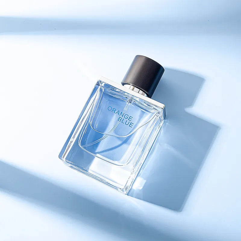 Intriguing Blue Orange Perfume for Men – Fresh Marine & Woody Long Lasting Fragrance