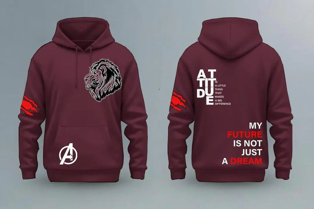 Men's Premium Fleece Hoodie – Cozy Graphic Print Edition