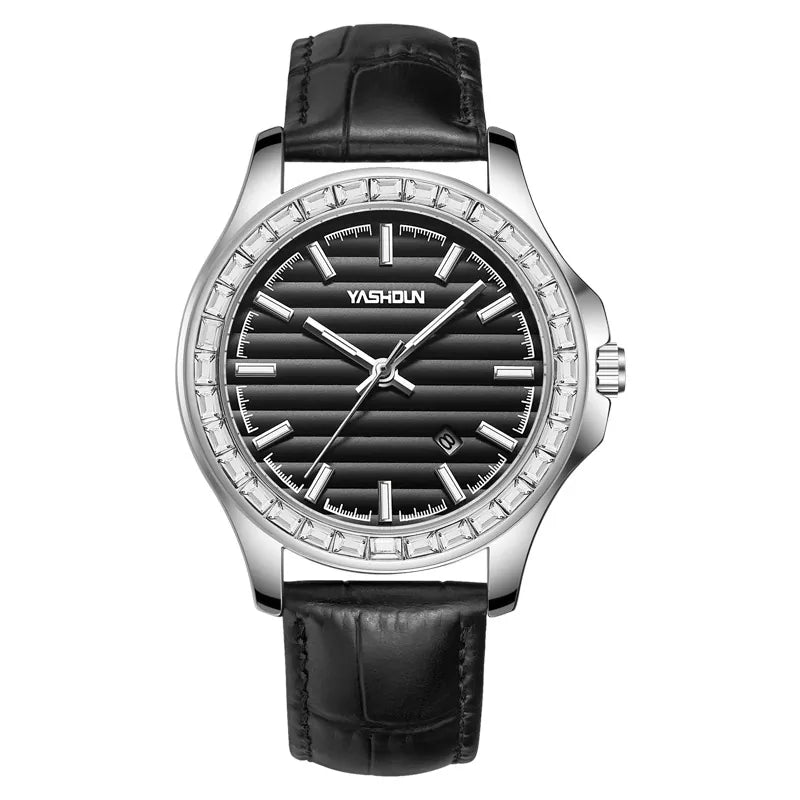 MULuxery Yashion "Eternal" Couple Watch – 30M Waterproof Luxury Leather Watch for Men & Women