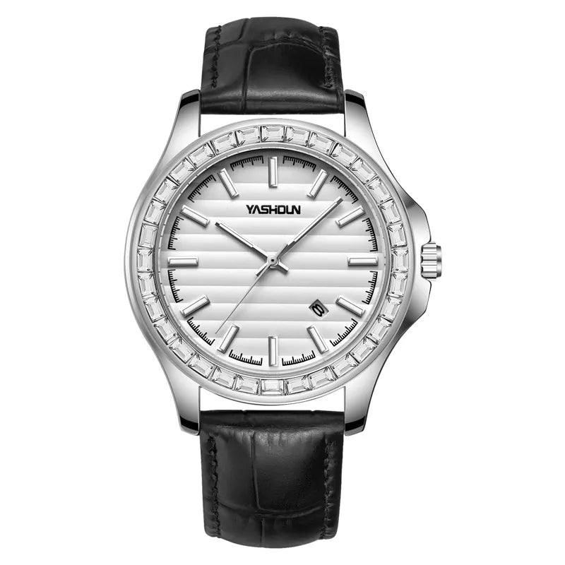 MULuxery Yashion "Eternal" Couple Watch – 30M Waterproof Luxury Leather Watch for Men & Women