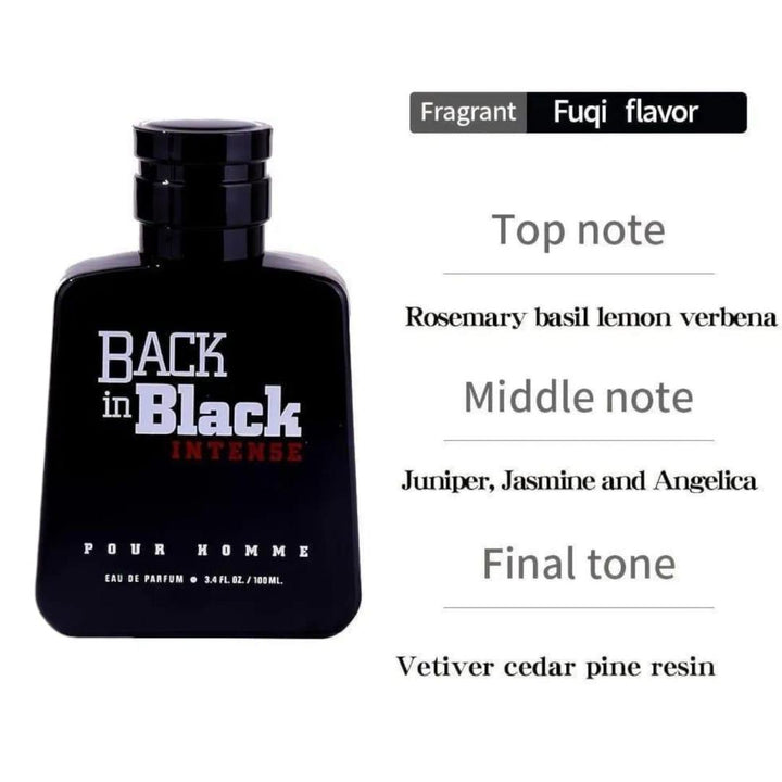 Black in Black Intense – Long Lasting Fragrance Perfume 100ml (Unisex) | MULuxery