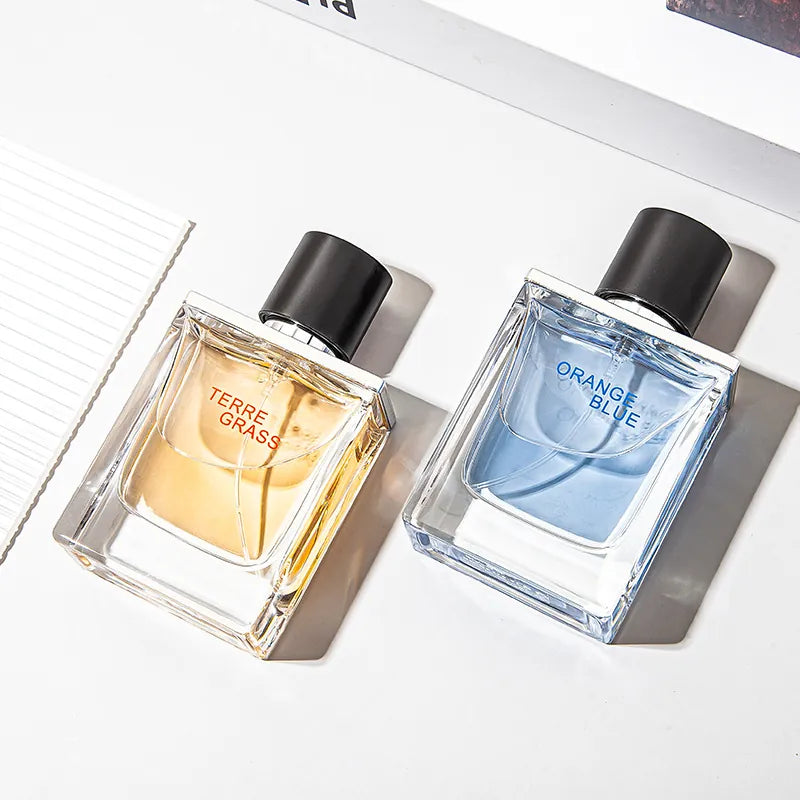 Intriguing Blue Orange Perfume for Men – Fresh Marine & Woody Long Lasting Fragrance